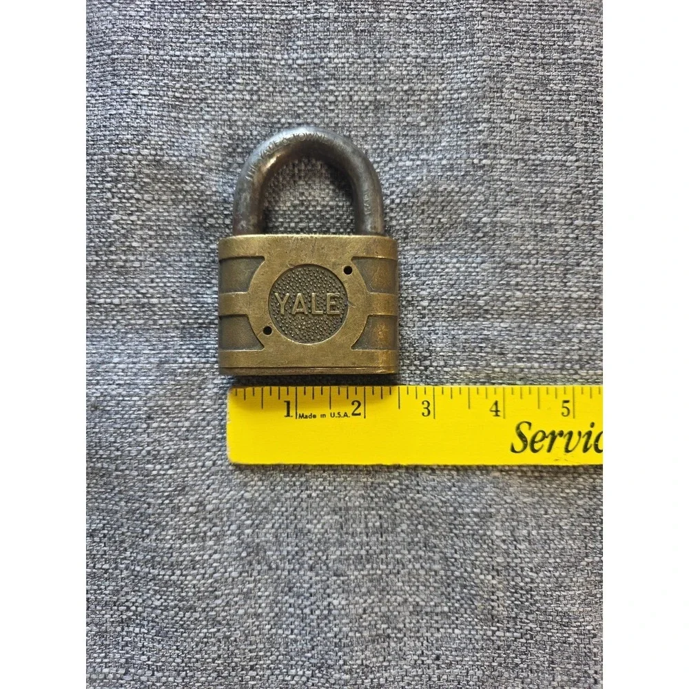 Vintage Brass Locks No Keys 3 Locks Retaining Chain Super Pin Tumbler